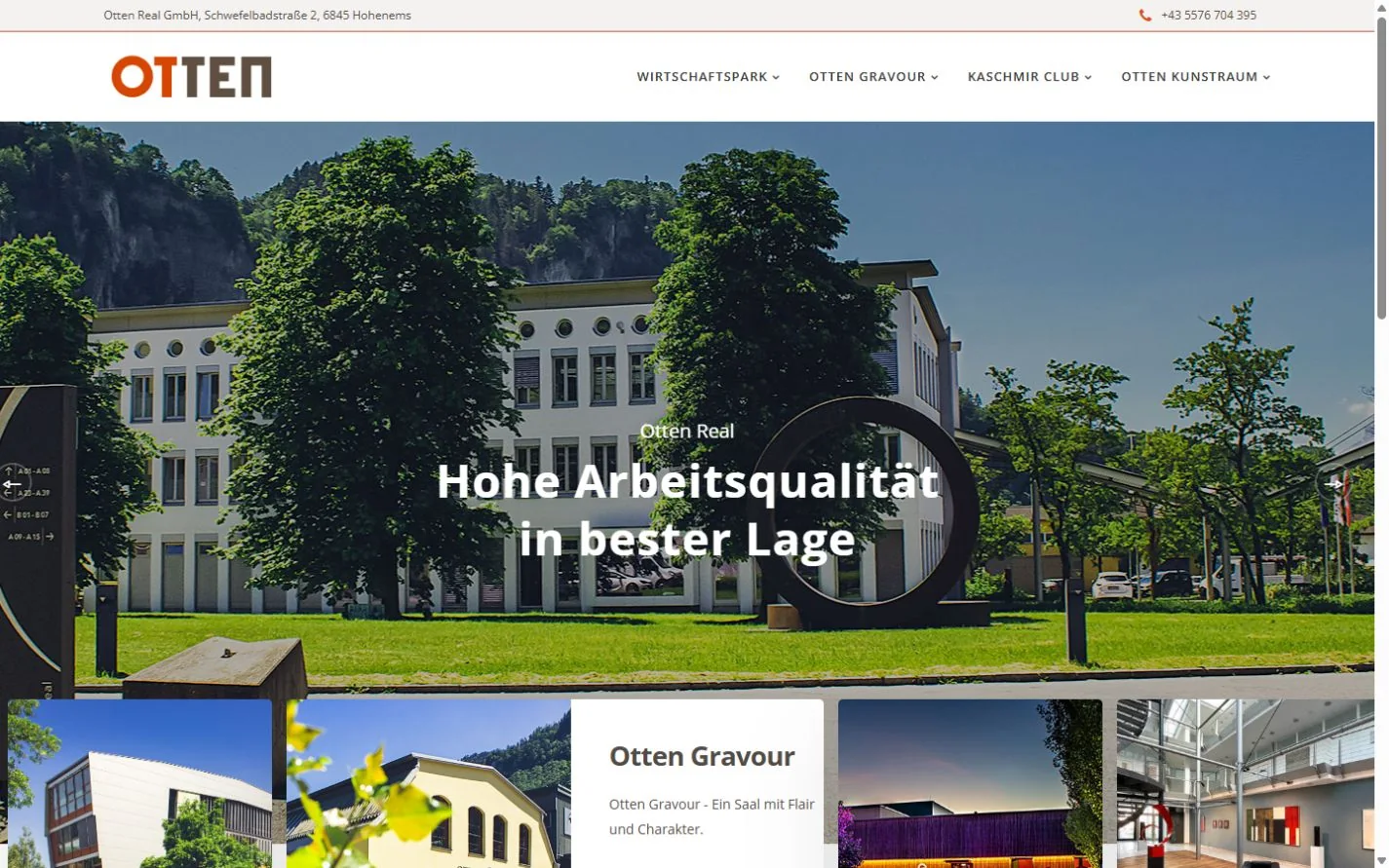 Projektansicht 1 aus der Zusammenarbeit mit Otten Real