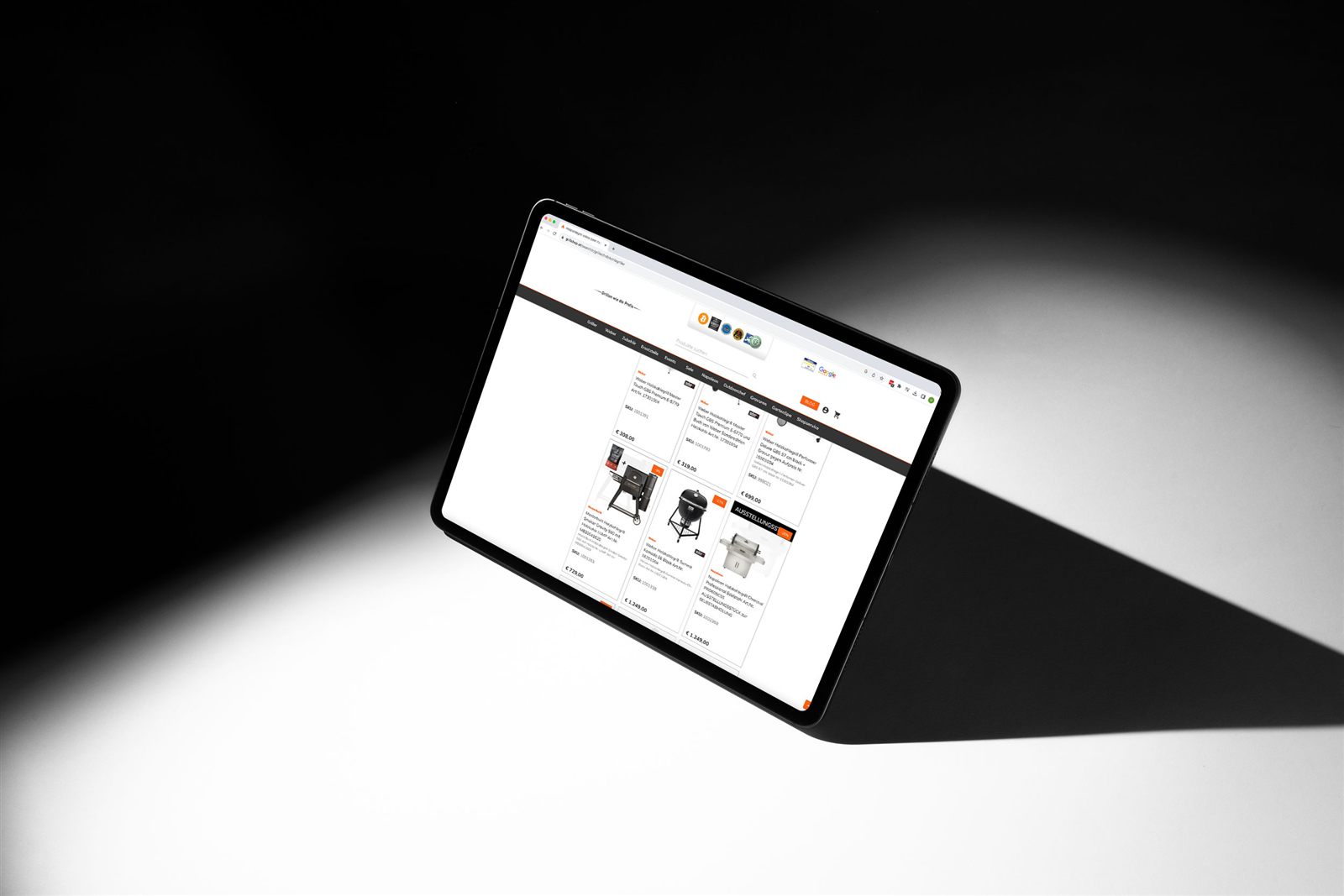 Projektansicht 3 aus der Zusammenarbeit mit Grillshop